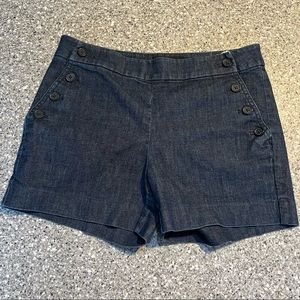 Button Front Denim Banana Republic Shorts | Dark blue | Size: 0